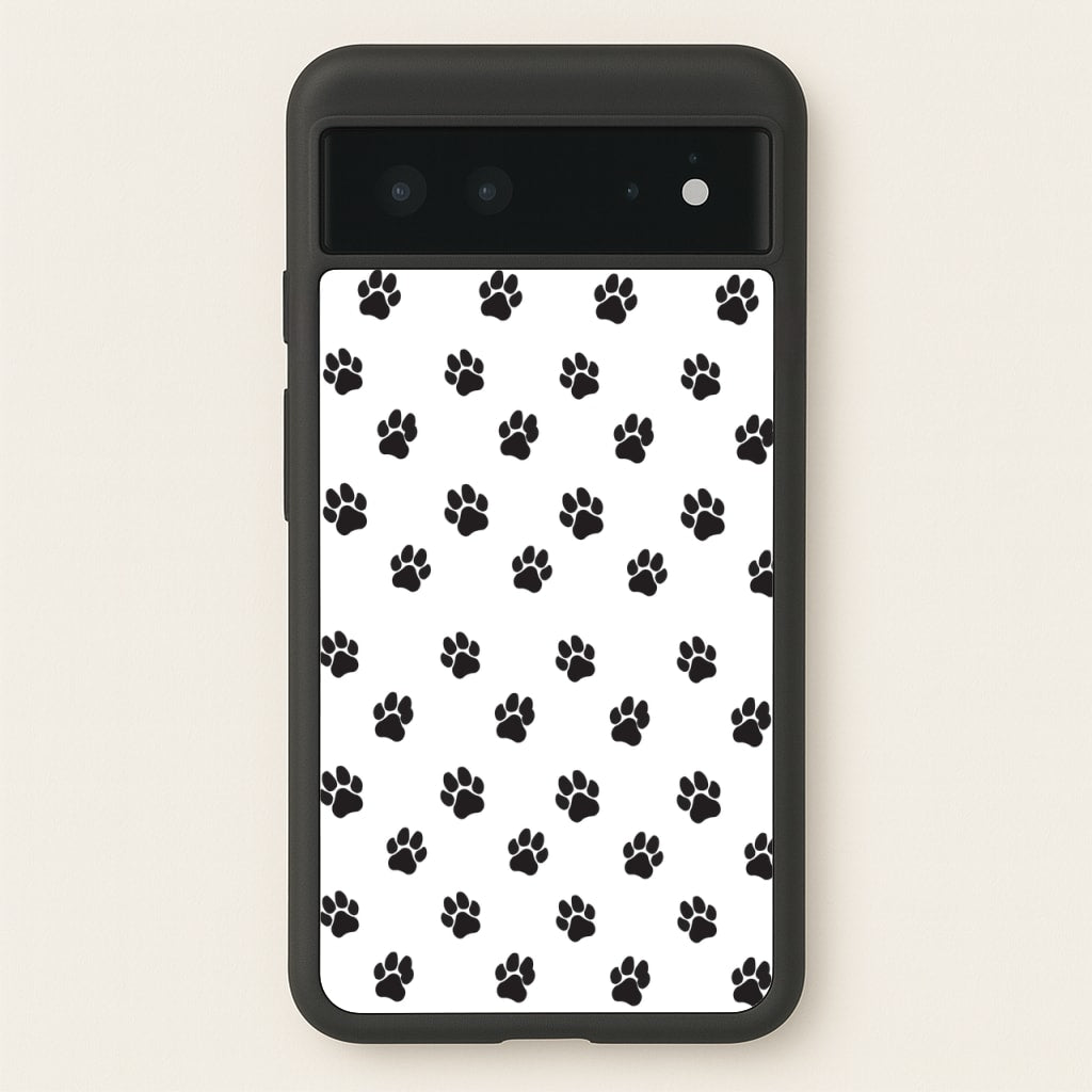 Paw pattern - Dog Patterns - Dog Patterns Phone Case for Google Pixel 6
