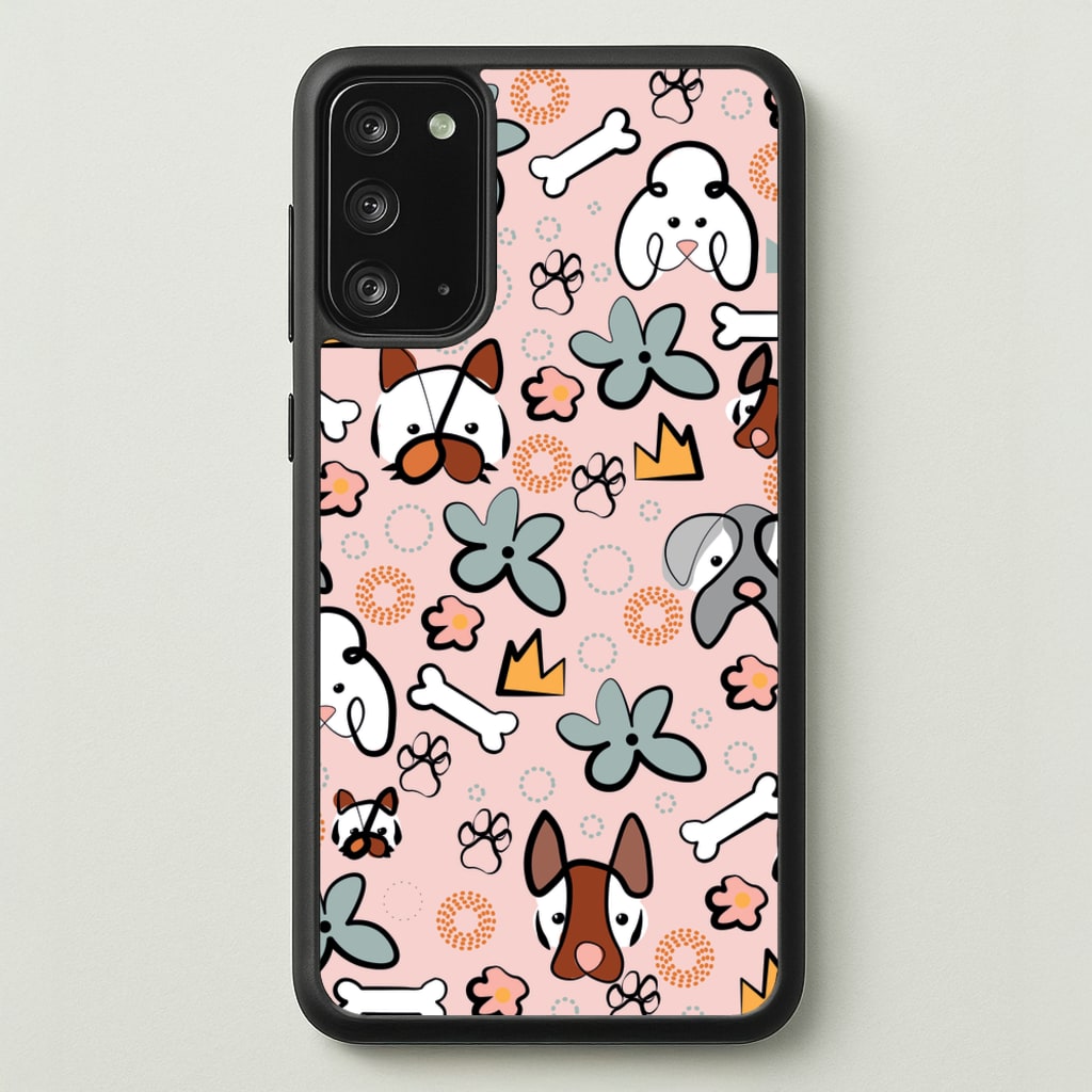 Bones and dogs - Dog Patterns - Dog Patterns Phone Case for Galaxy Note 20
