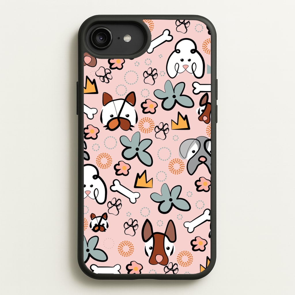 Bones and dogs - Dog Patterns - Dog Patterns Phone Case for iPhone 6 Plus / 7 Plus / 8 Plus