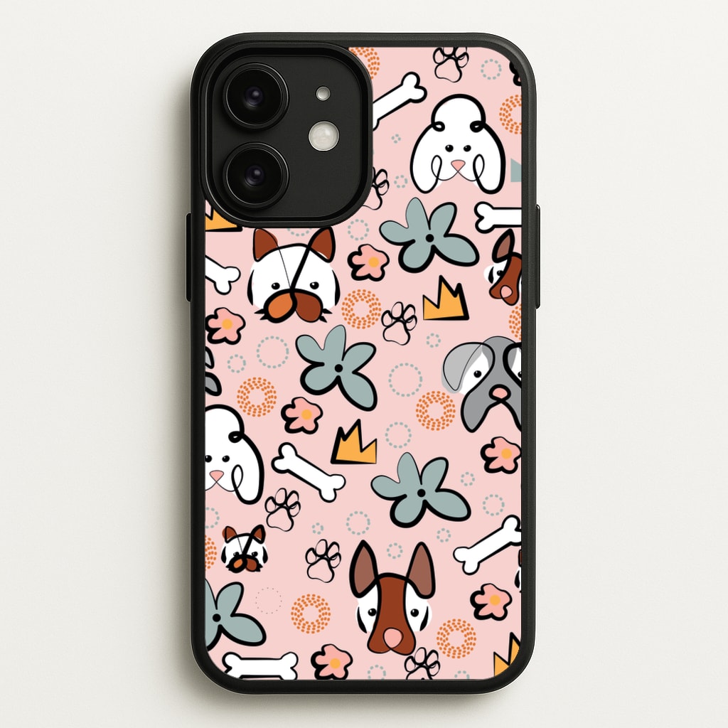 Bones and dogs - Dog Patterns - Dog Patterns Phone Case for iPhone 11