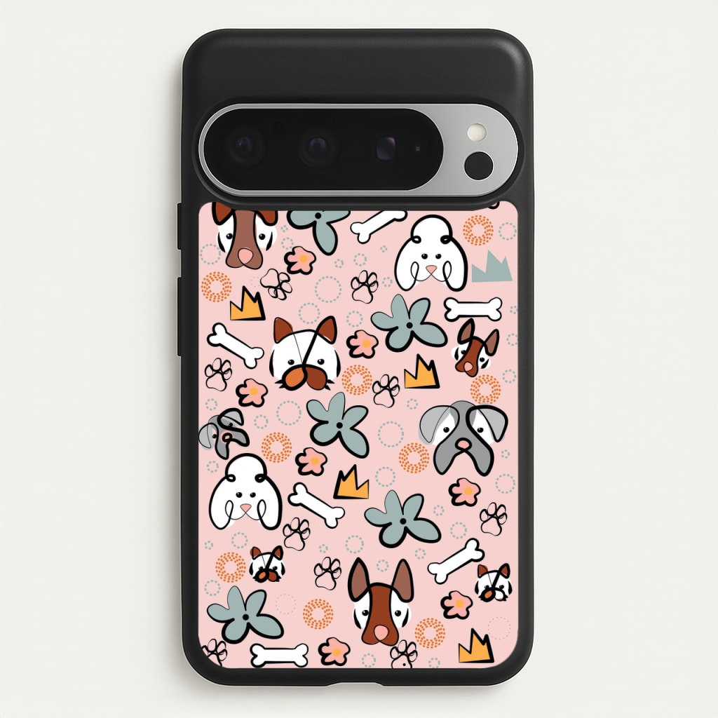 Bones and dogs - Dog Patterns - Dog Patterns Phone Case for Google Pixel 9 Pro XL