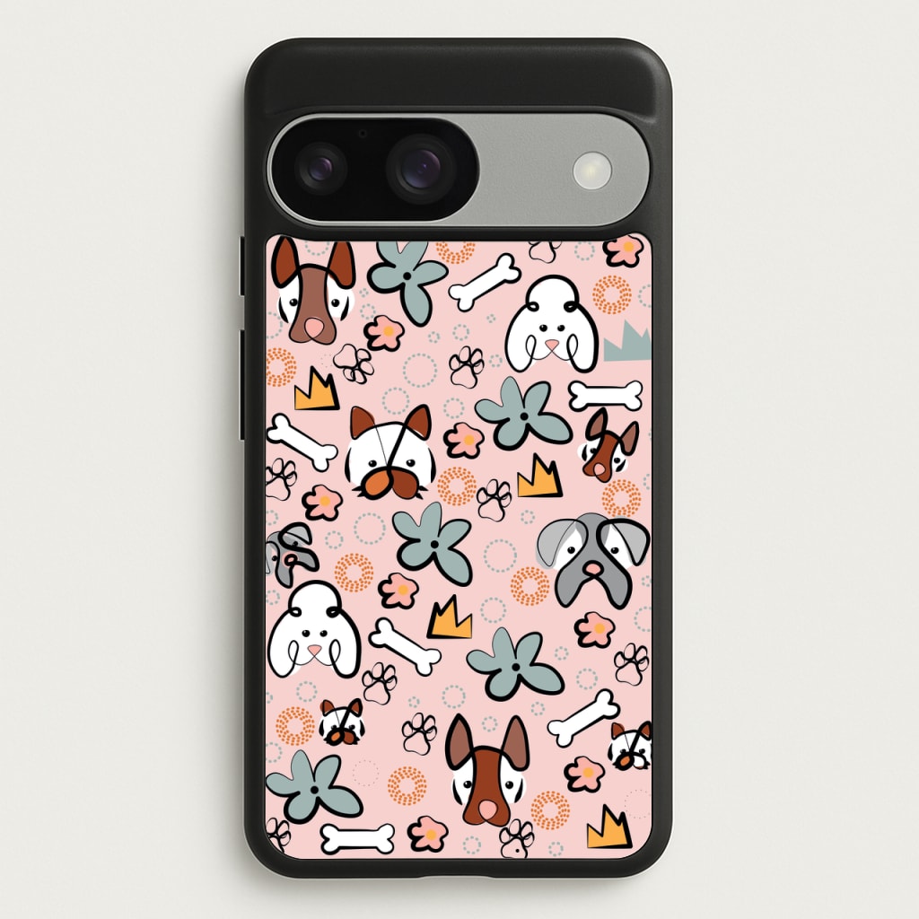 Bones and dogs - Dog Patterns - Dog Patterns Phone Case for Google Pixel 9 / 9 Pro