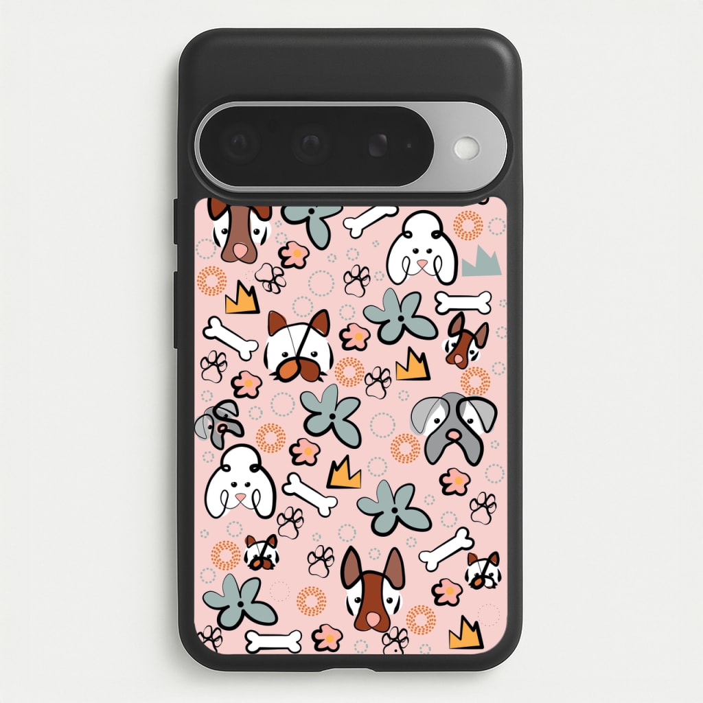 Bones and dogs - Dog Patterns Phone Case for Google Pixel 10 Pro XL