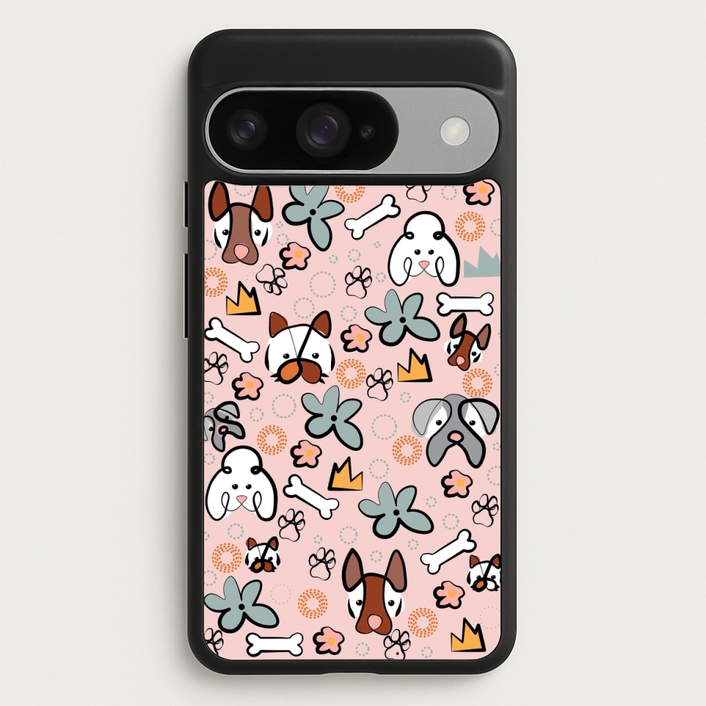 Bones and dogs - Dog Patterns Phone Case for Google Pixel 10 / 10 Pro