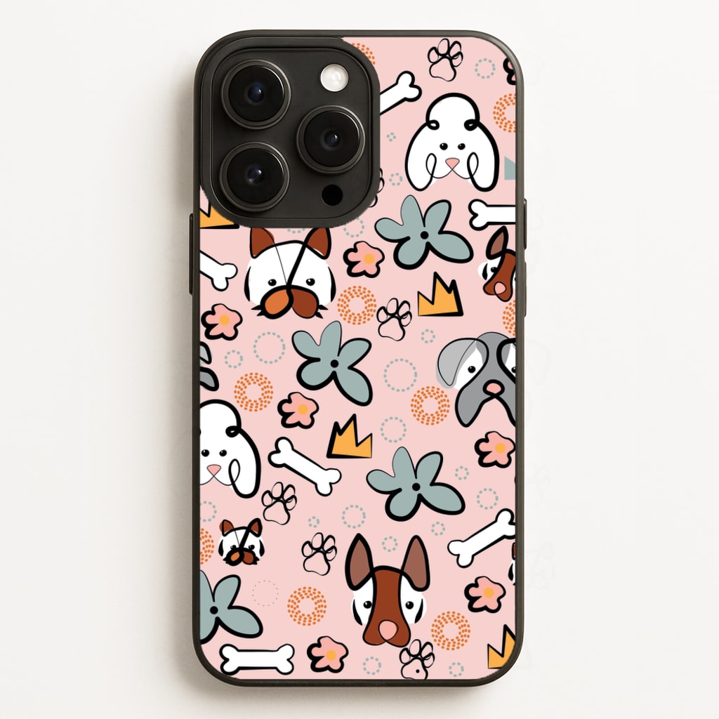 Bones and dogs - Dog Patterns - Dog Patterns Phone Case for iPhone 12 Pro Max