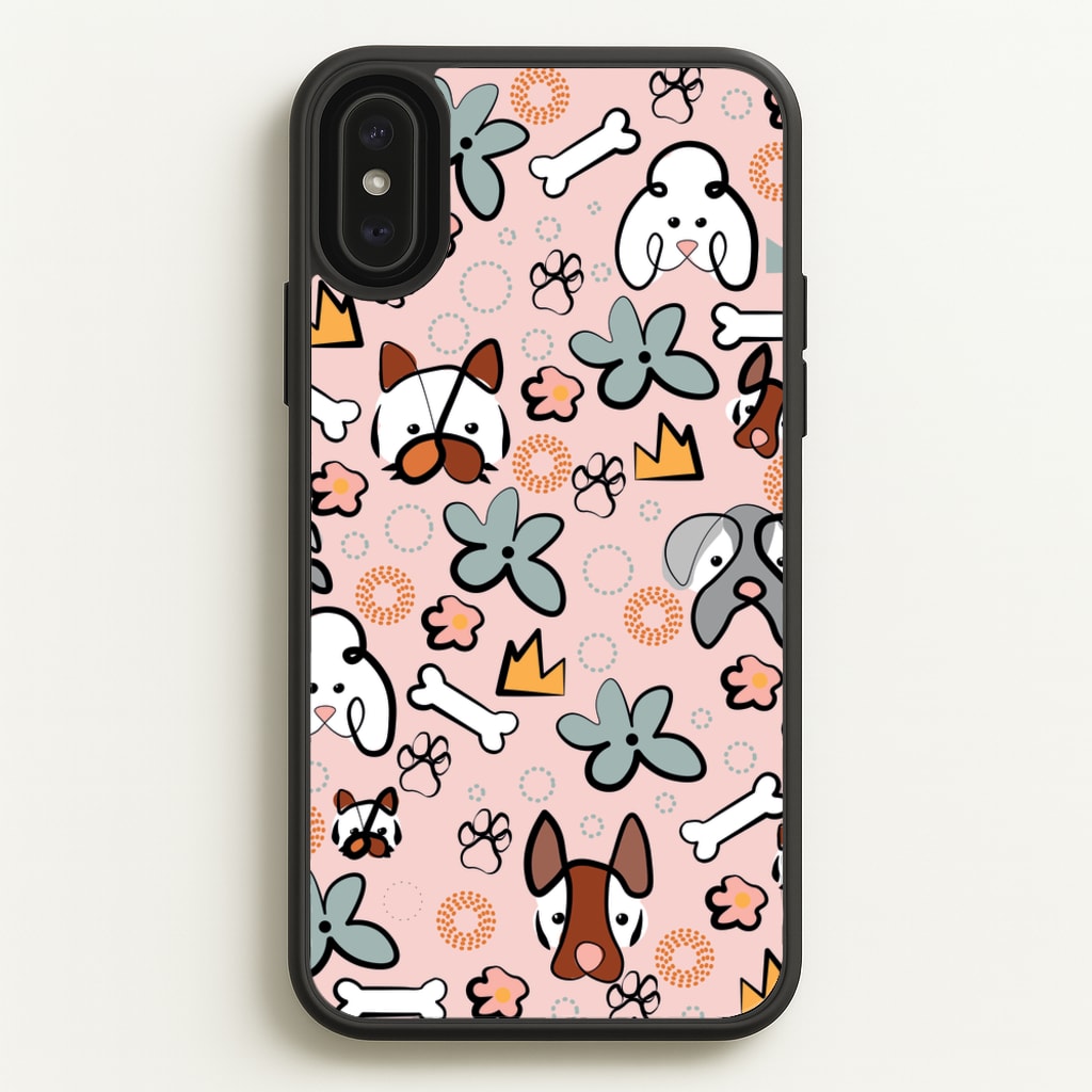 Bones and dogs - Dog Patterns - Dog Patterns Phone Case for iPhone XS Max