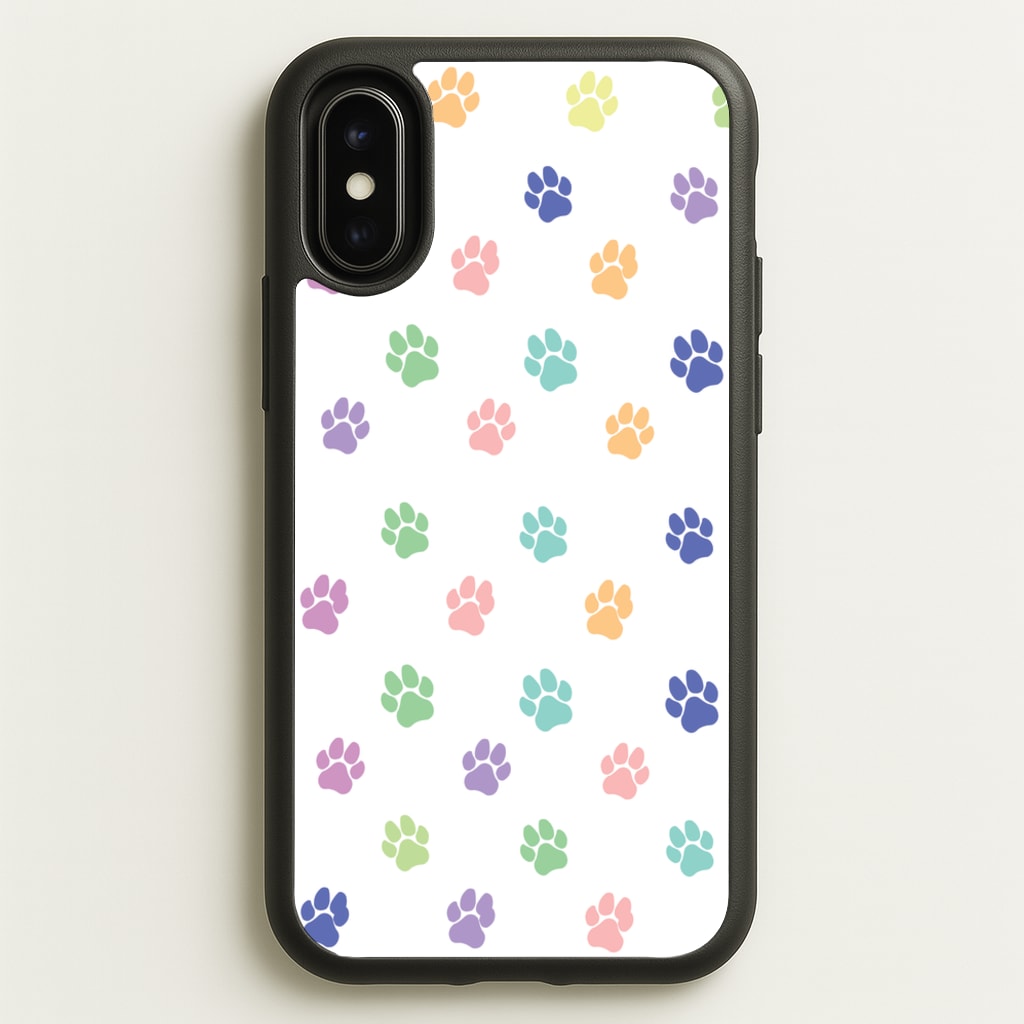 Coloured patterns - Dog Patterns - Dog Patterns Phone Case for iPhone X / XS