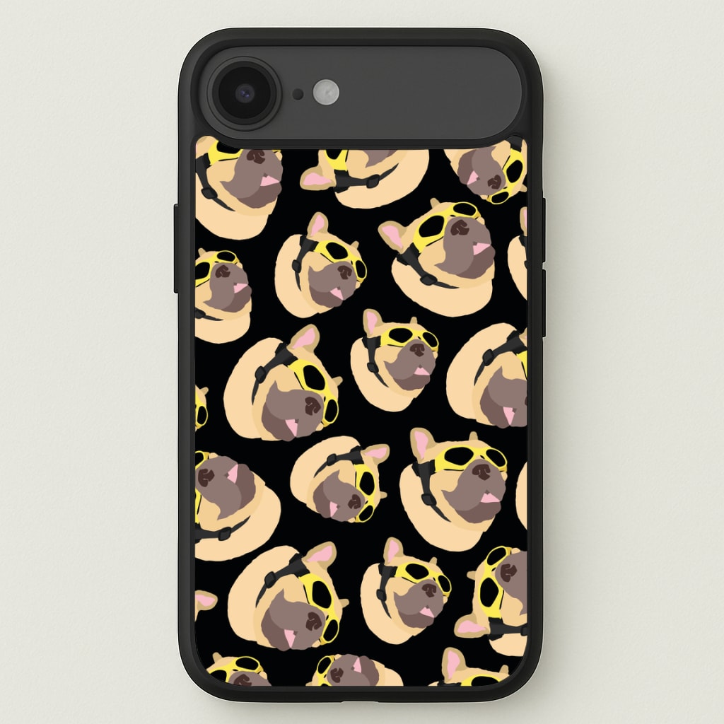 Frenchie With Goggles Pattern Phone Case for iPhone 17 Air