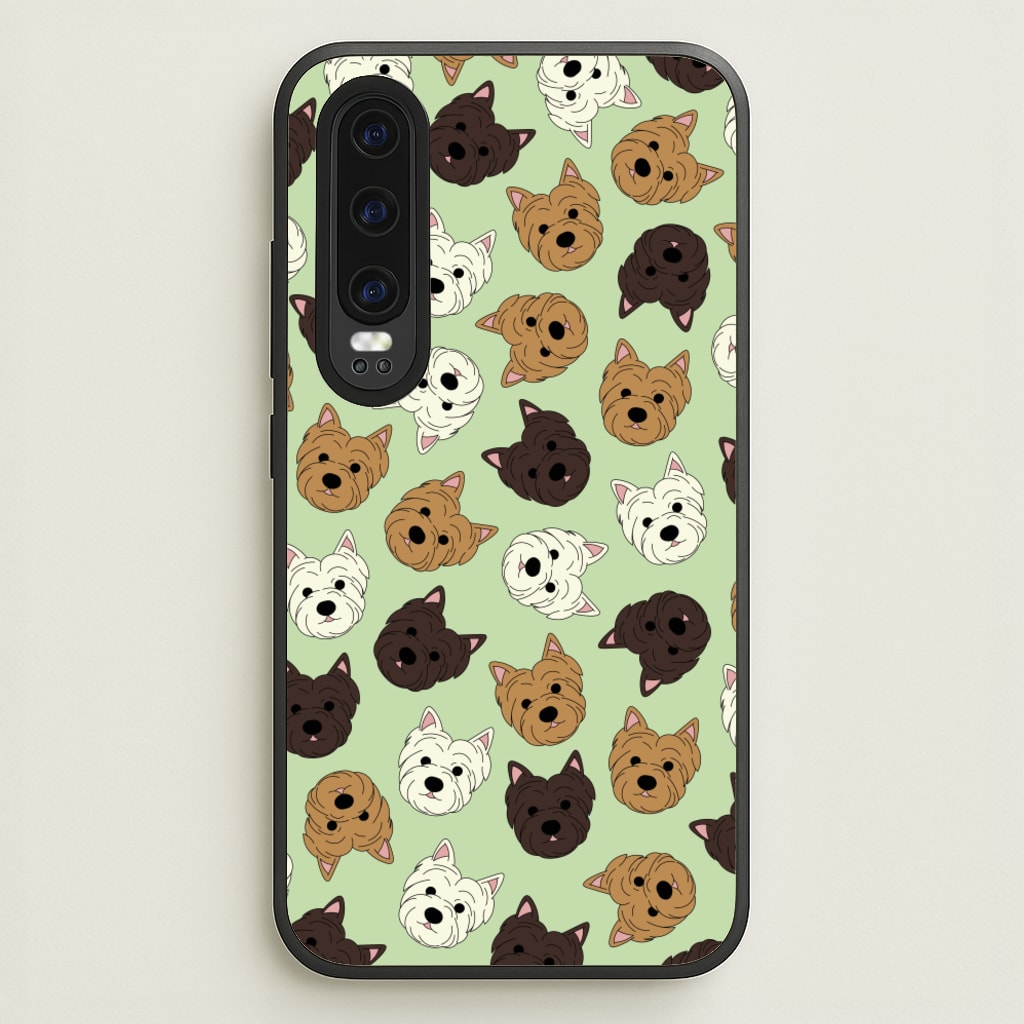 Border Terrier Pattern - Dog Patterns Phone Case for Huawei P30