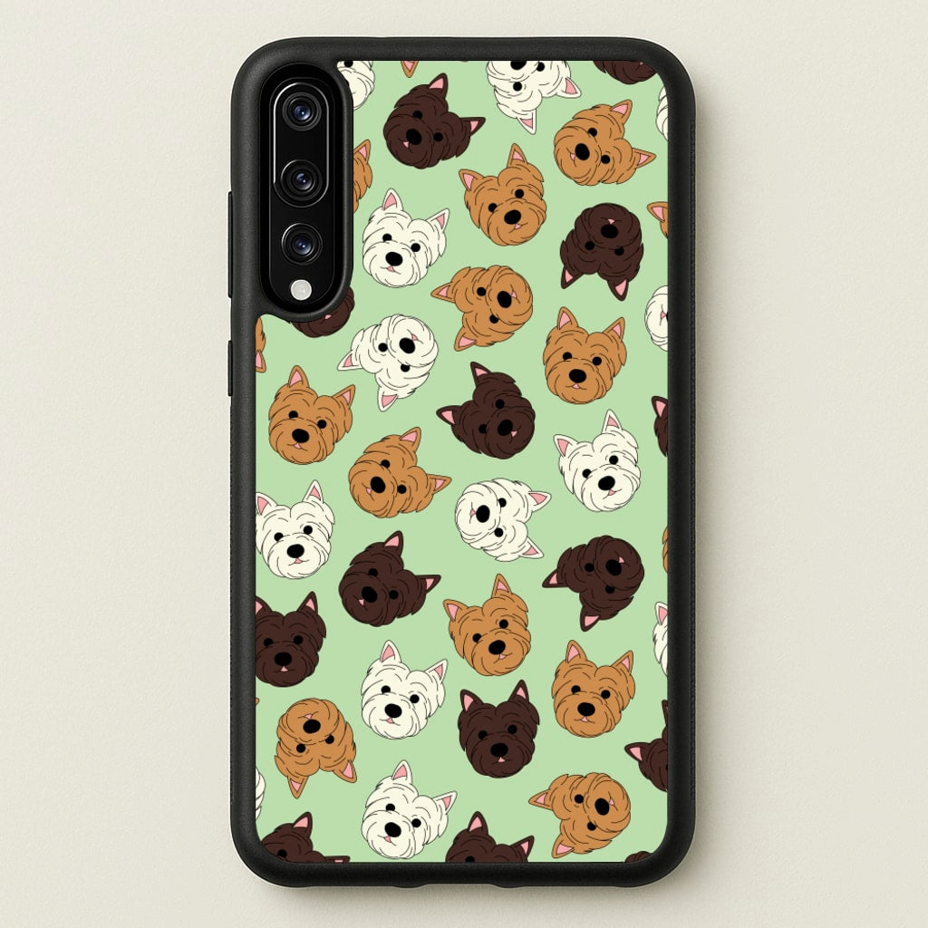 Border Terrier Pattern - Dog Patterns Phone Case for Huawei P20 Pro