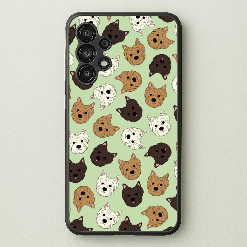 Border Terrier Pattern - Dog Patterns Phone Case for Galaxy A13