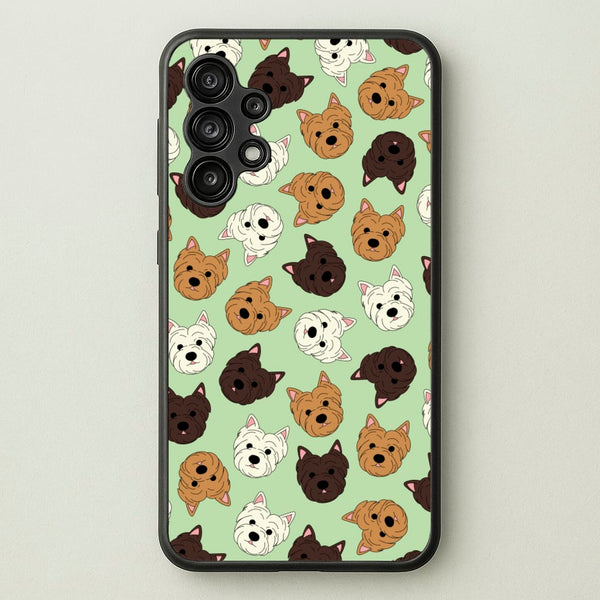 Border Terrier Pattern - Dog Patterns Phone Case for Galaxy A13