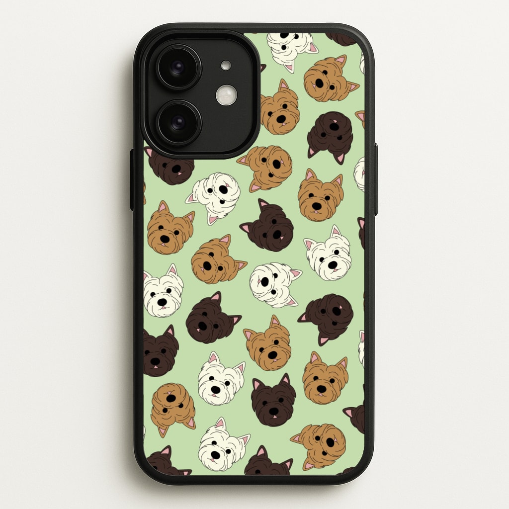 Border Terrier Pattern - Dog Patterns Phone Case for iPhone 11