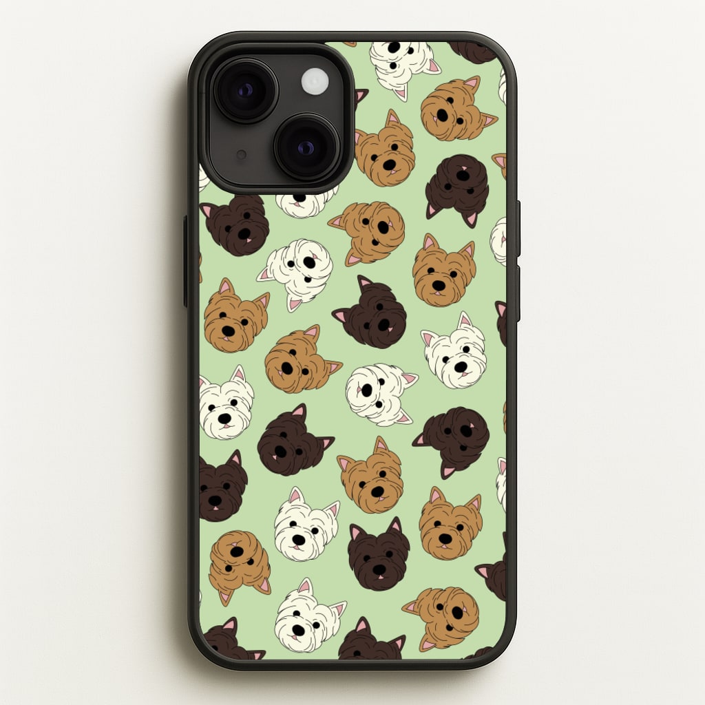 Border Terrier Pattern - Dog Patterns Phone Case for iPhone 13 Mini