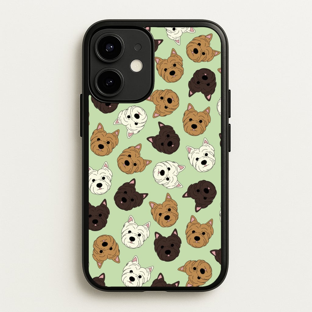Border Terrier Pattern - Dog Patterns Phone Case for iPhone 12 Mini