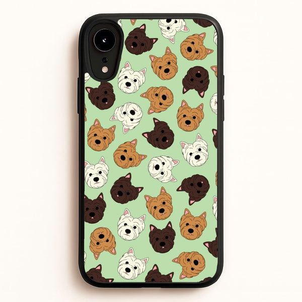 Border Terrier Pattern - Dog Patterns Phone Case for iPhone XR