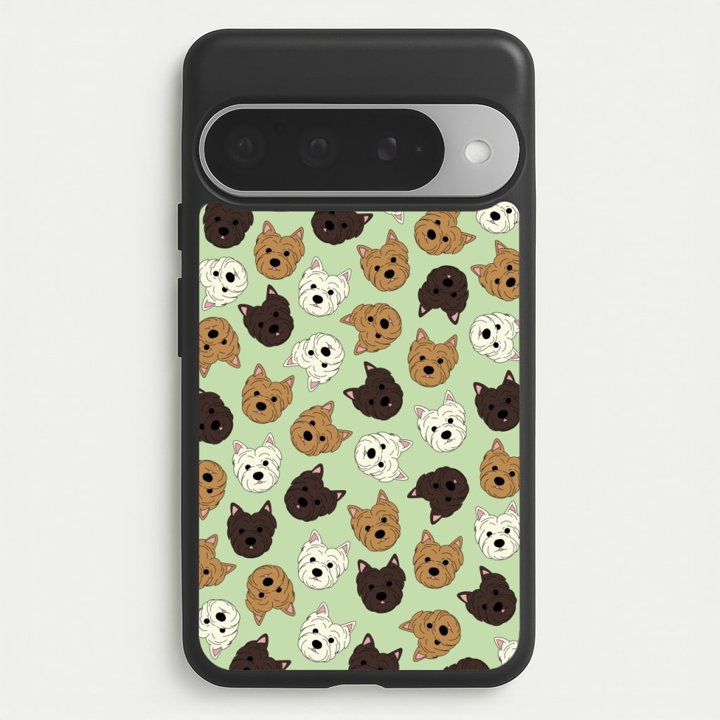 Border Terrier Pattern Phone Case for Google Pixel 10 Pro XL