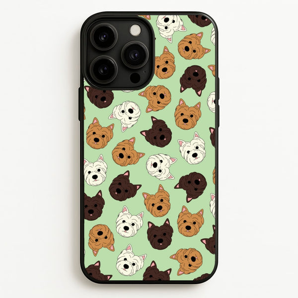 Border Terrier Pattern - Dog Patterns Phone Case for iPhone 13 Pro Max