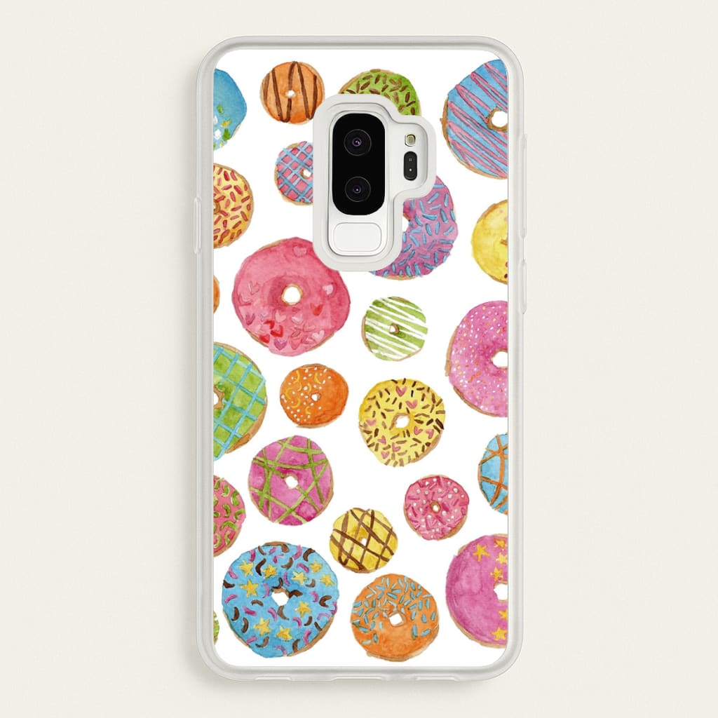 Dougnut Pattern - Phone Case for Galaxy S9 Plus