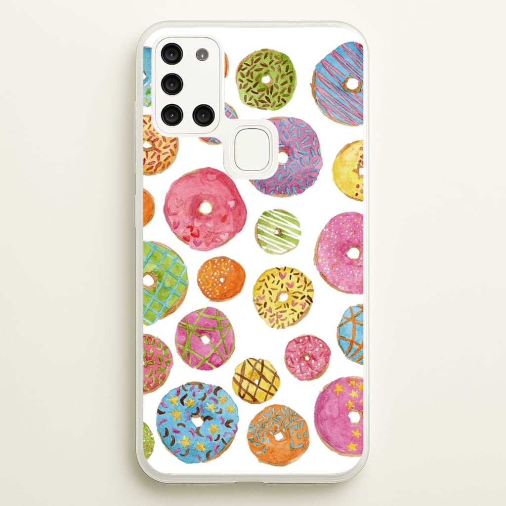 Dougnut Pattern - Phone Case for Galaxy A21s