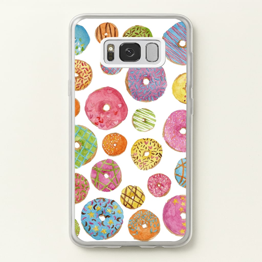 Dougnut Pattern - Phone Case for Galaxy S8 Plus