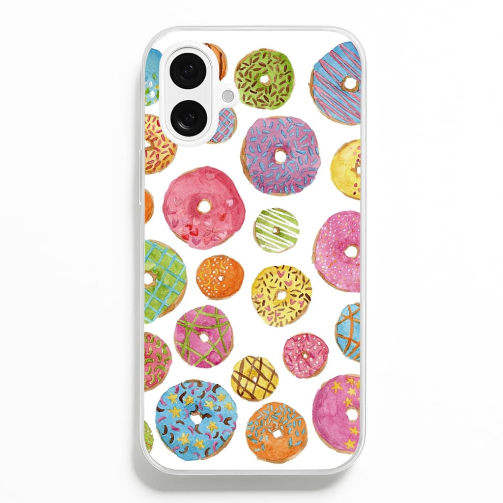 Dougnut Pattern - Phone Case for iPhone 16 Plus