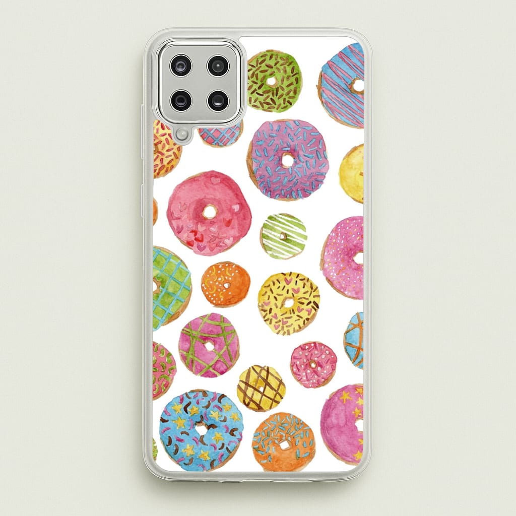 Dougnut Pattern - Phone Case for Galaxy A12