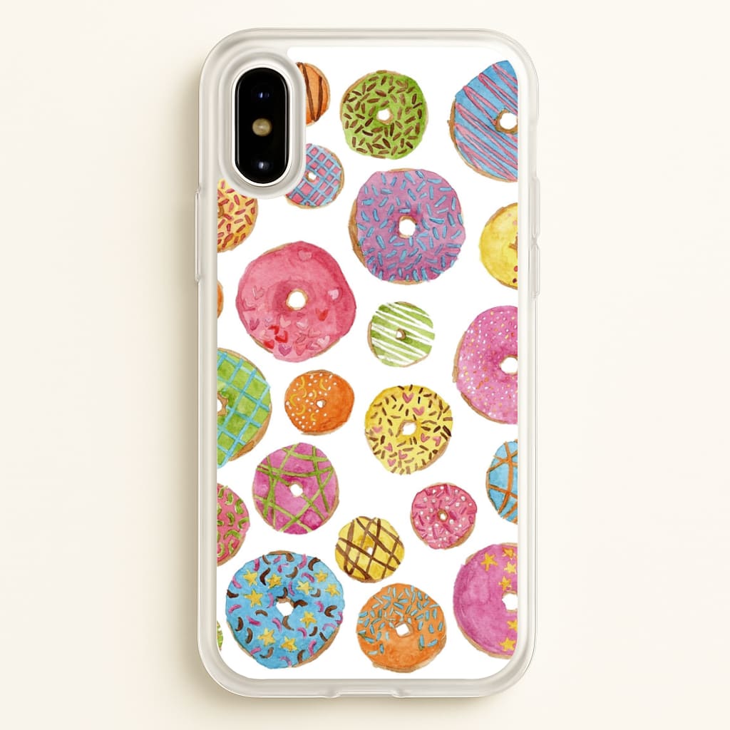Dougnut Pattern - Phone Case for iPhone X / XS
