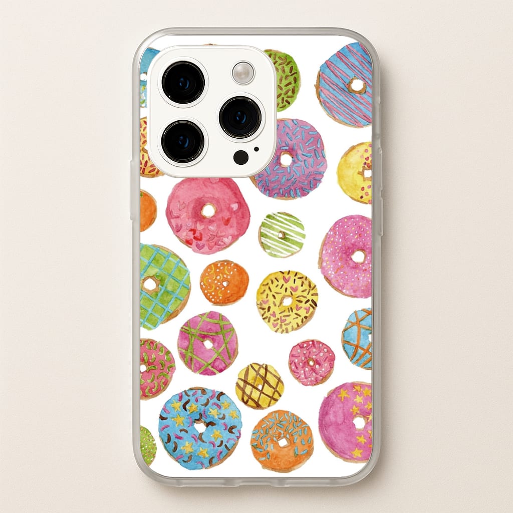 Dougnut Pattern - Phone Case for iPhone 15 Pro