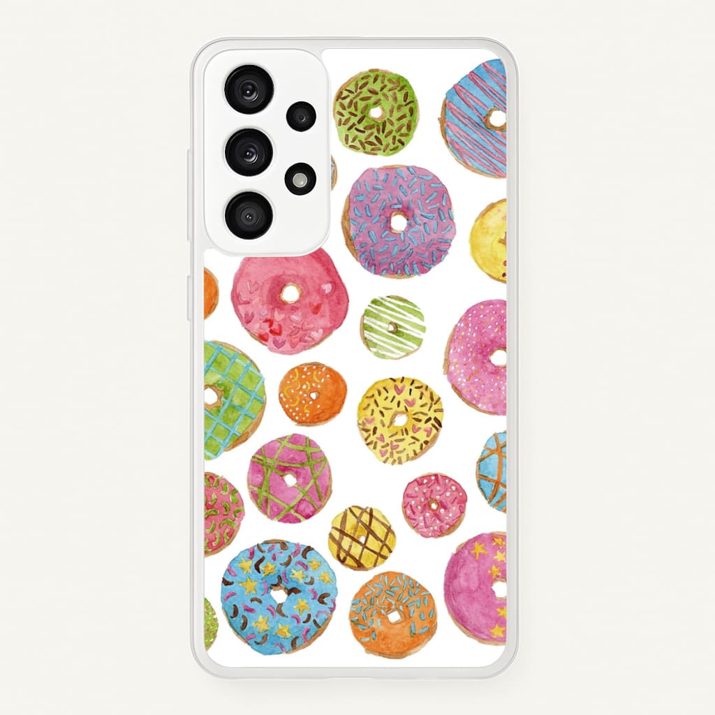 Dougnut Pattern - Phone Case for Galaxy A53