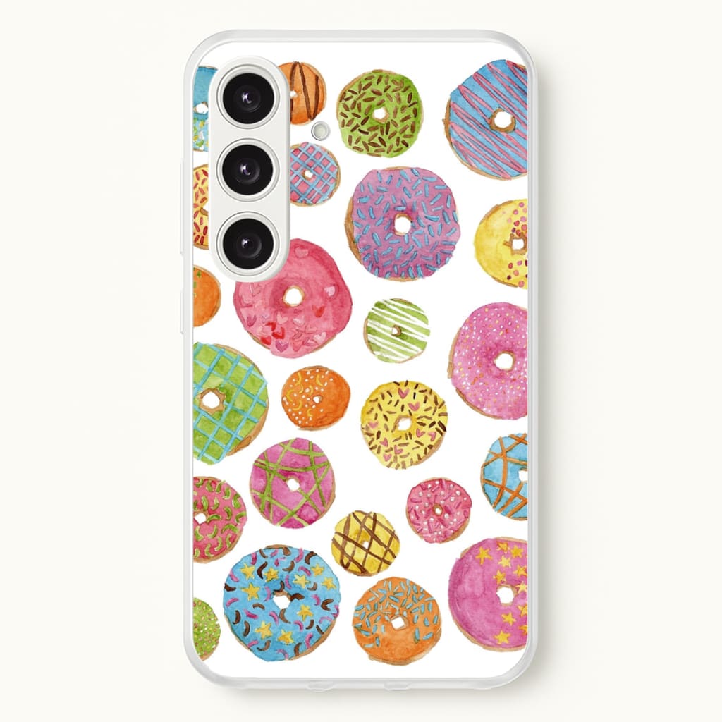 Dougnut Pattern - Phone Case for Galaxy S24