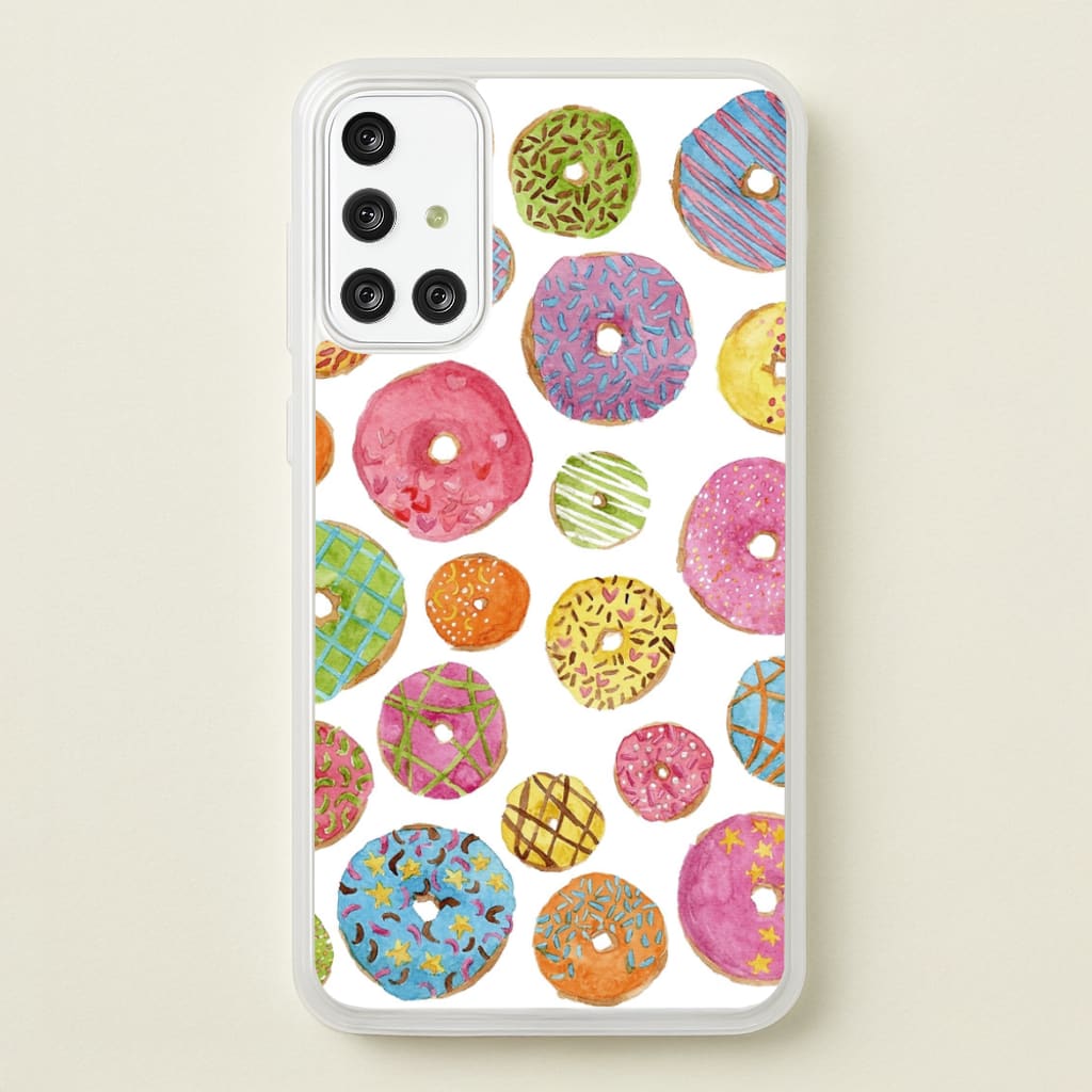 Dougnut Pattern - Phone Case for Galaxy A71