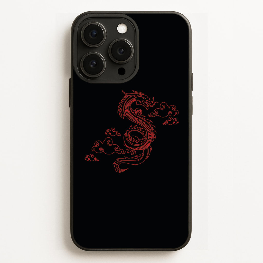 Red - Dragon Patterns - Dragon Patterns Phone Case for iPhone 12 Pro Max