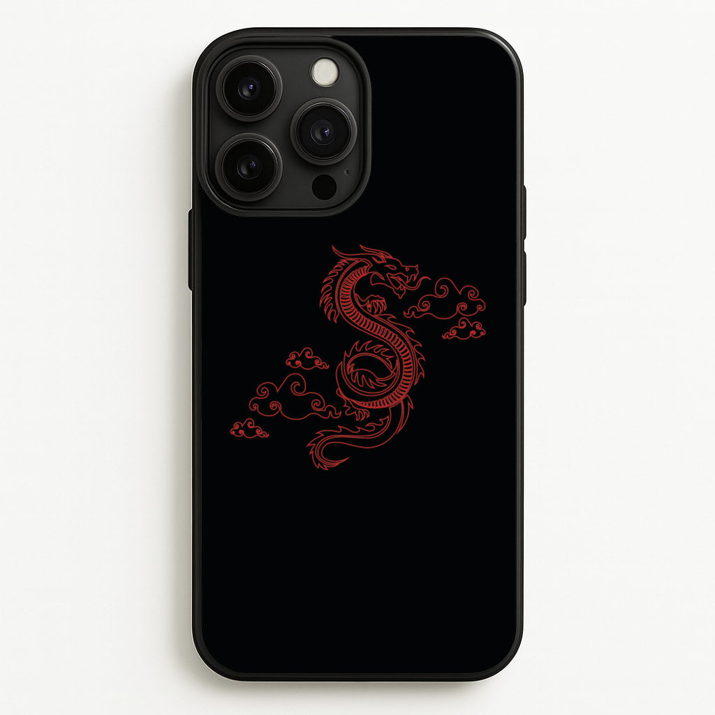 Red - Dragon Patterns - Dragon Patterns Phone Case for iPhone 13 Pro Max