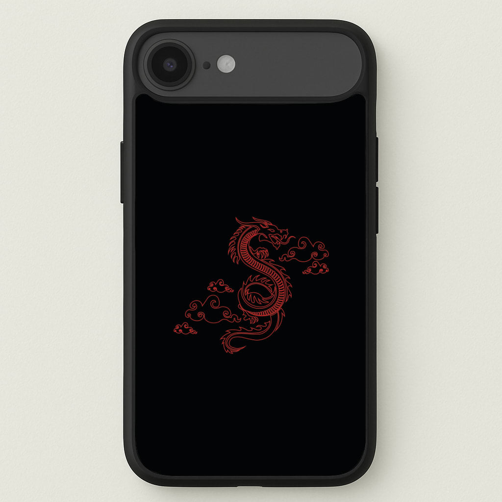Red - Dragon Patterns Phone Case for iPhone 17 Air