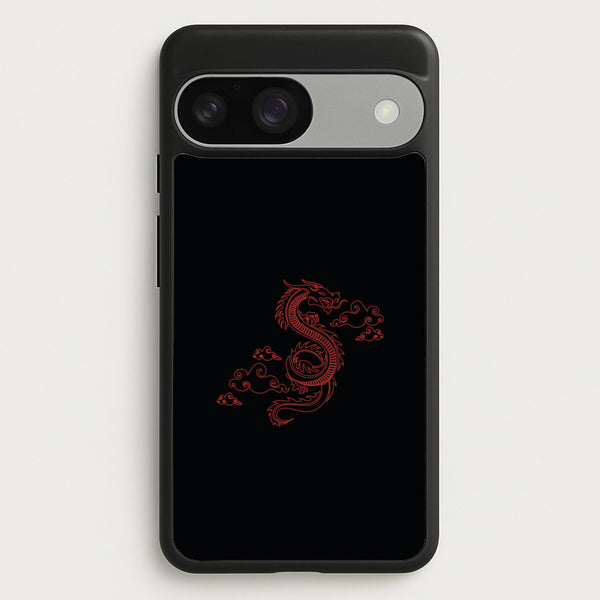 Red - Dragon Patterns - Dragon Patterns Phone Case for Google Pixel 9 / 9 Pro