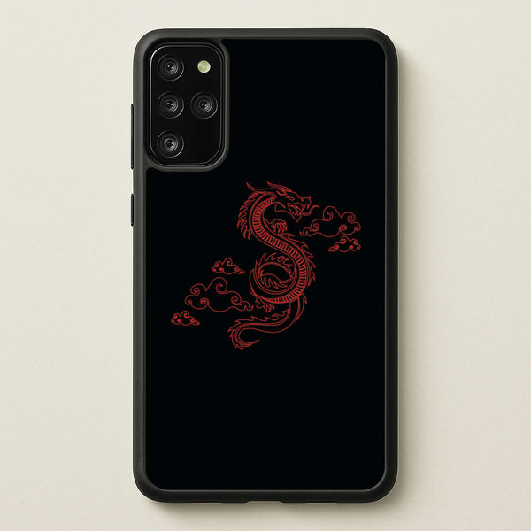 Red - Dragon Patterns - Dragon Patterns Phone Case for Galaxy S20 Plus