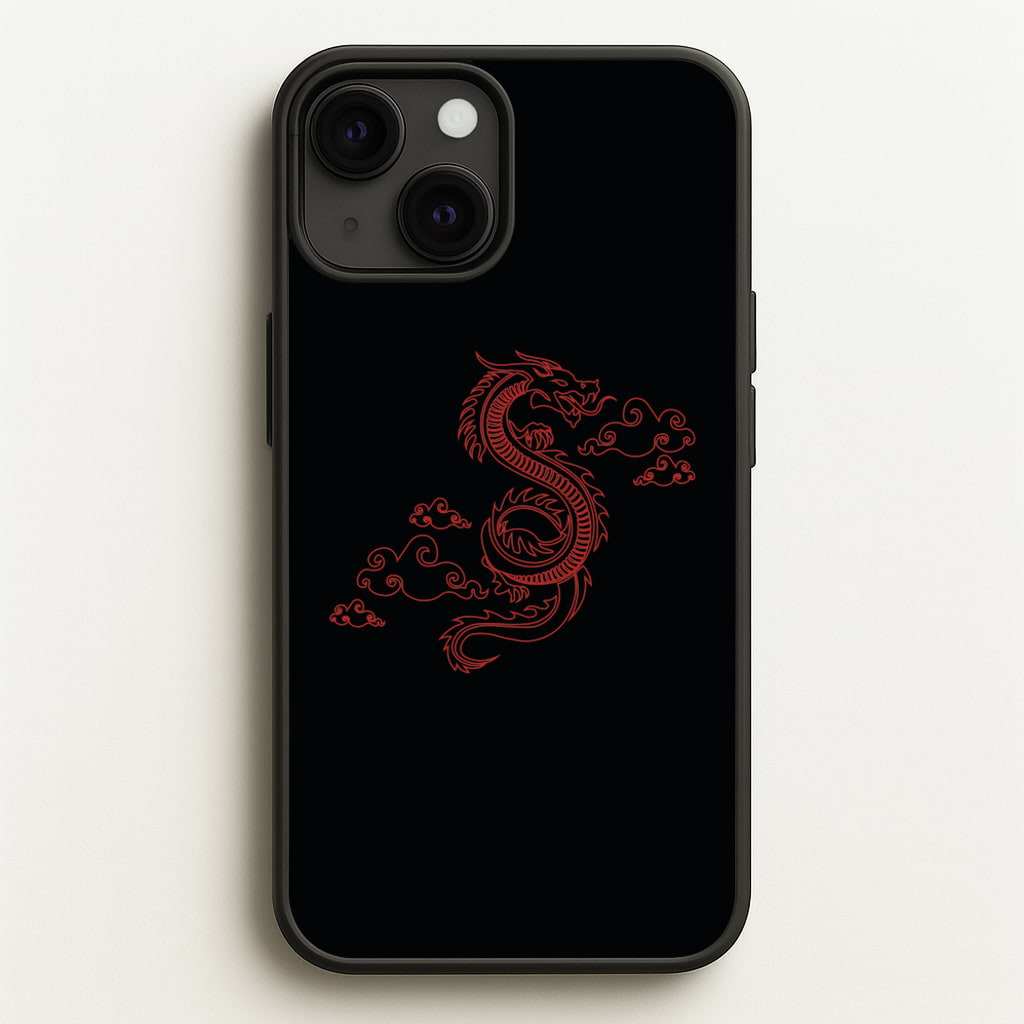 Red - Dragon Patterns - Dragon Patterns Phone Case for iPhone 13