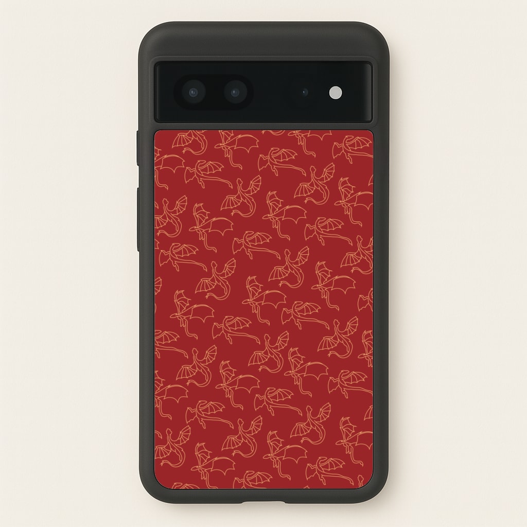 Flying Dragons - Dragon Patterns - Dragon Patterns Phone Case for Google Pixel 7