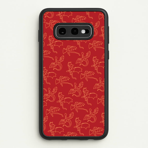 Flying Dragons - Dragon Patterns - Dragon Patterns Phone Case for Galaxy S10e