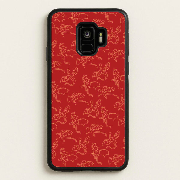 Flying Dragons - Dragon Patterns - Dragon Patterns Phone Case for Galaxy S9