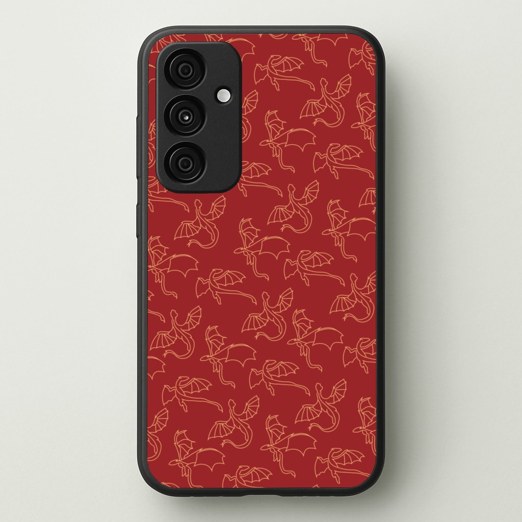 Flying Dragons - Dragon Patterns - Dragon Patterns Phone Case for Galaxy A15