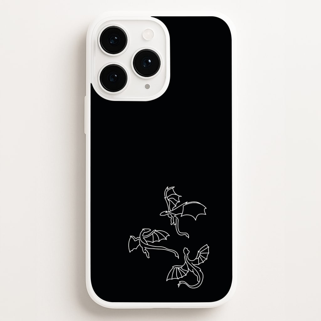 Three Dragons - Dragon Patterns - Dragon Patterns Phone Case for iPhone 16 Pro Max