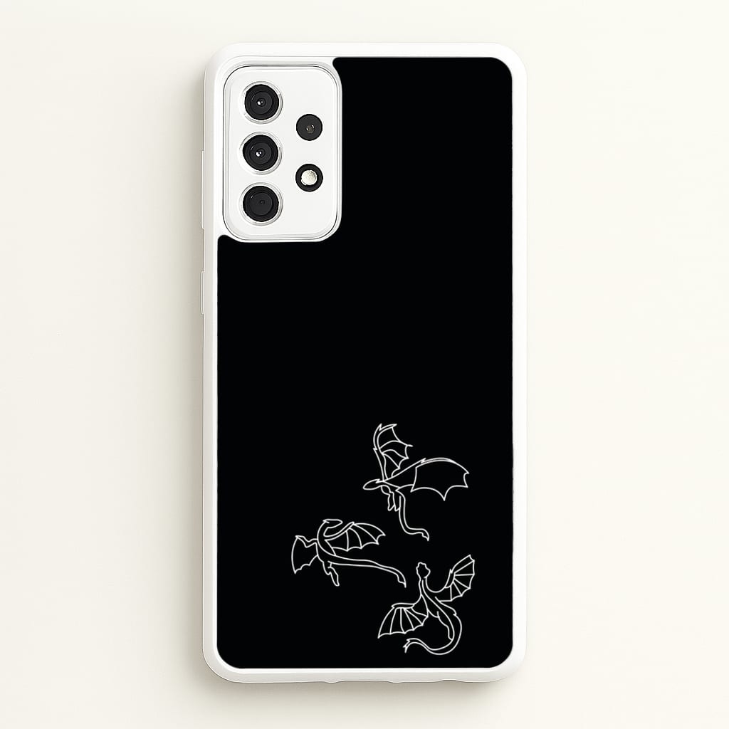 Three Dragons - Dragon Patterns - Dragon Patterns Phone Case for Galaxy A52 / A52s