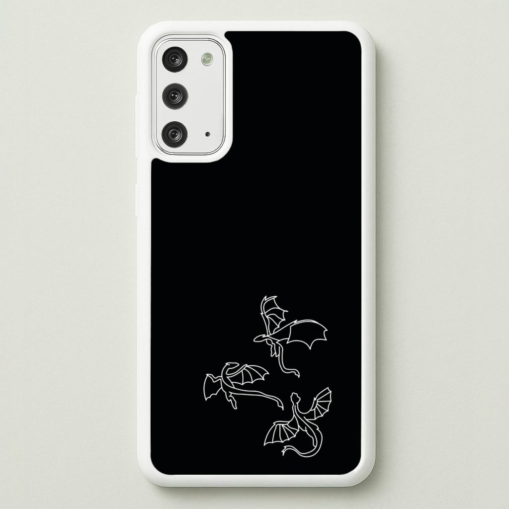 Three Dragons - Dragon Patterns - Dragon Patterns Phone Case for Galaxy Note 20
