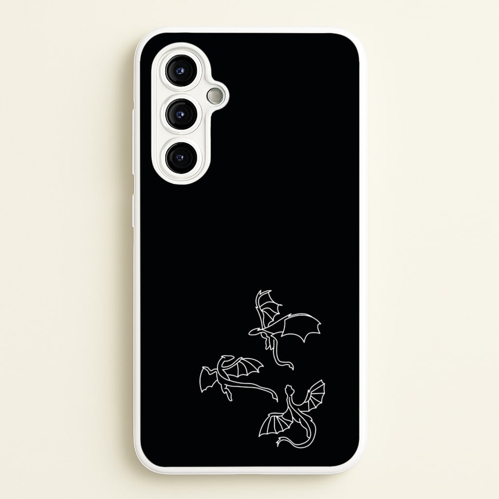 Three Dragons - Dragon Patterns - Dragon Patterns Phone Case for Galaxy A54