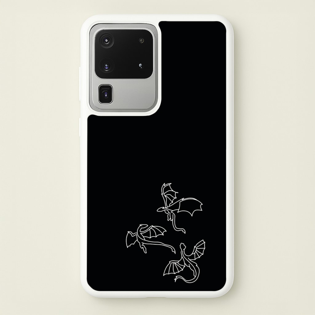 Three Dragons - Dragon Patterns - Dragon Patterns Phone Case for Galaxy S20 Ultra