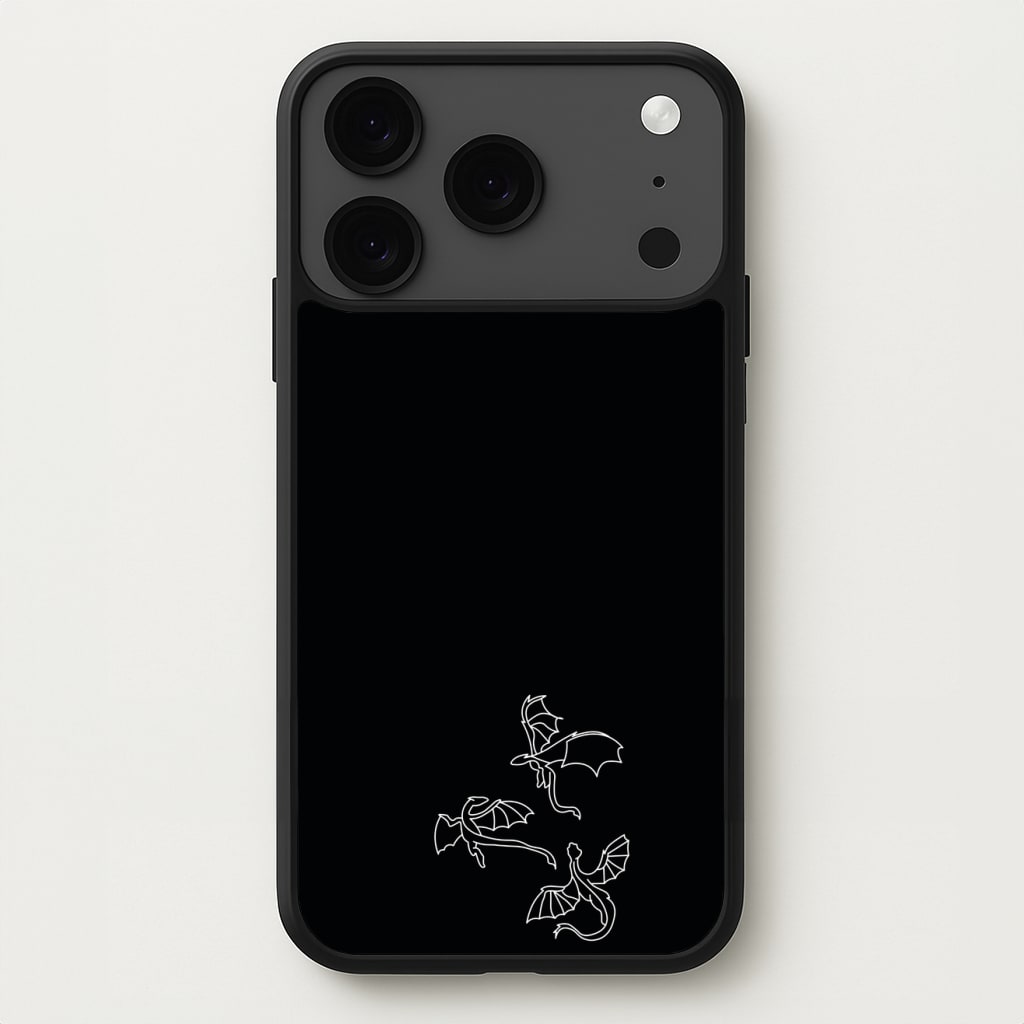 Three Dragons - Dragon Patterns Phone Case for iPhone 17 Pro