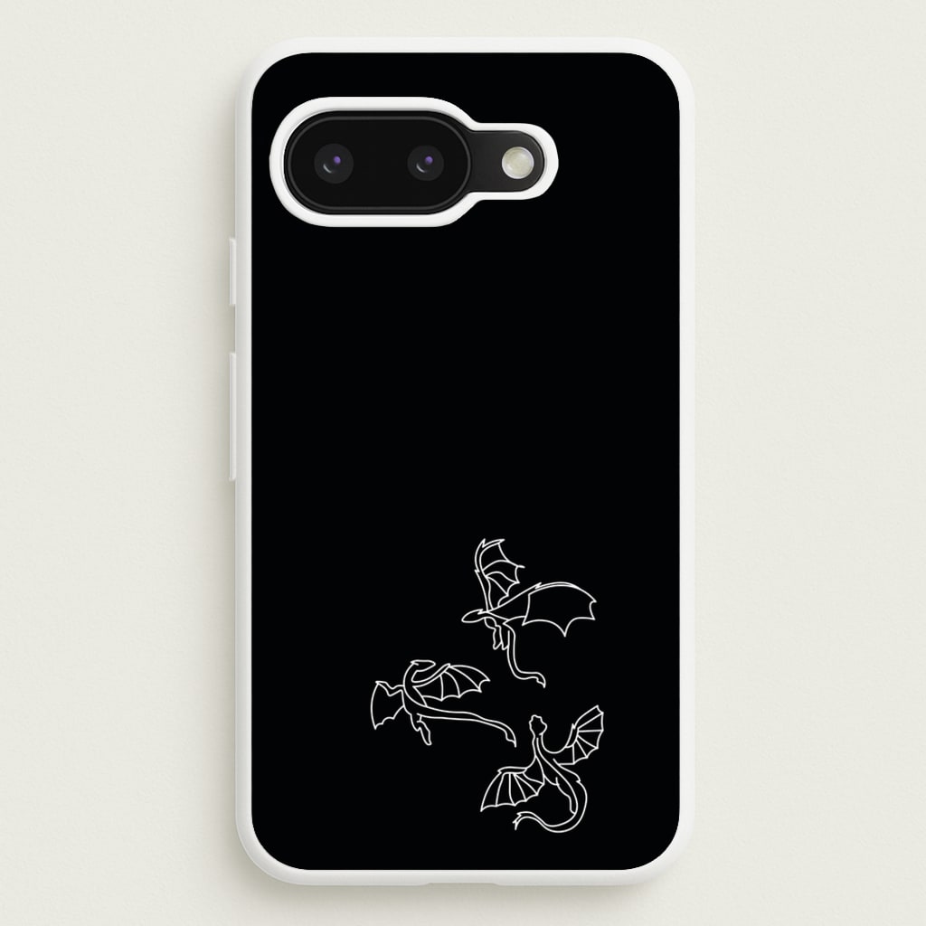 Three Dragons - Dragon Patterns - Dragon Patterns Phone Case for Google Pixel 9a