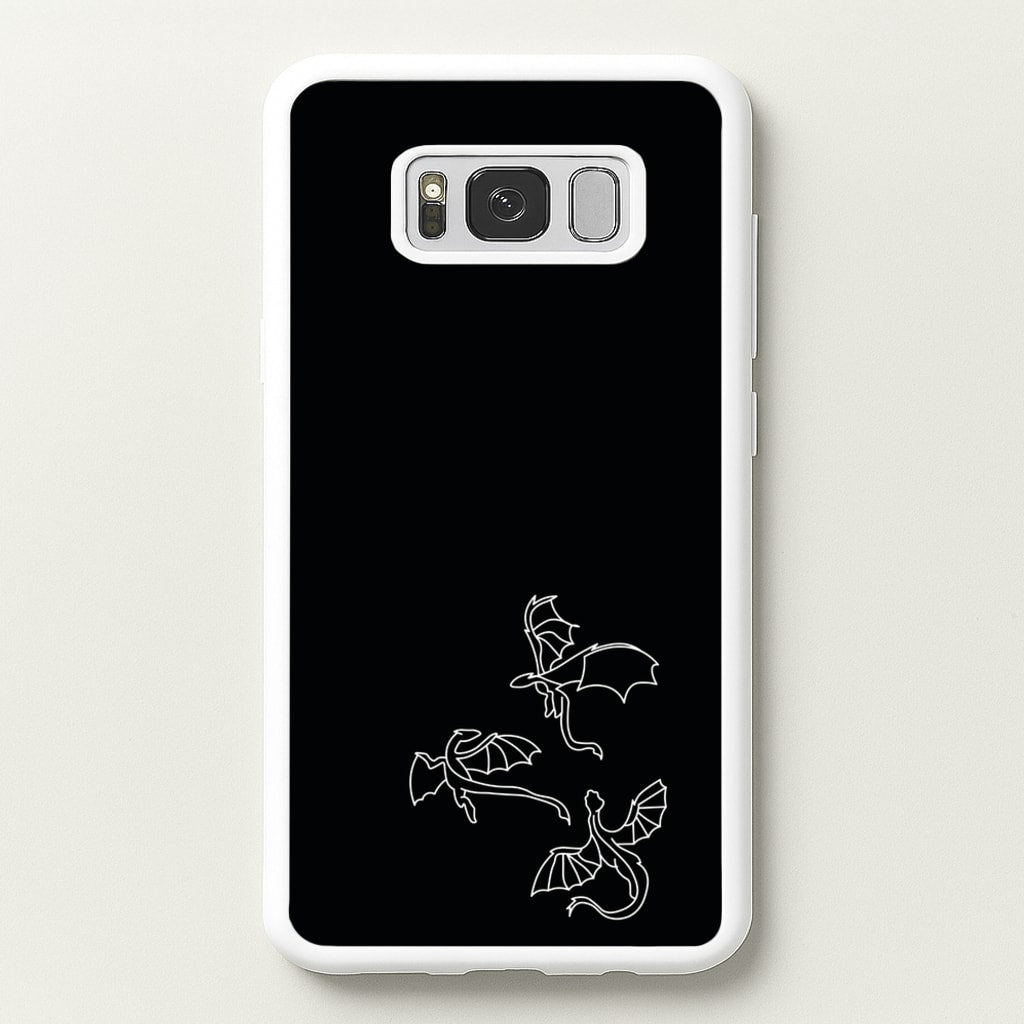 Three Dragons - Dragon Patterns - Dragon Patterns Phone Case for Galaxy S8 Plus